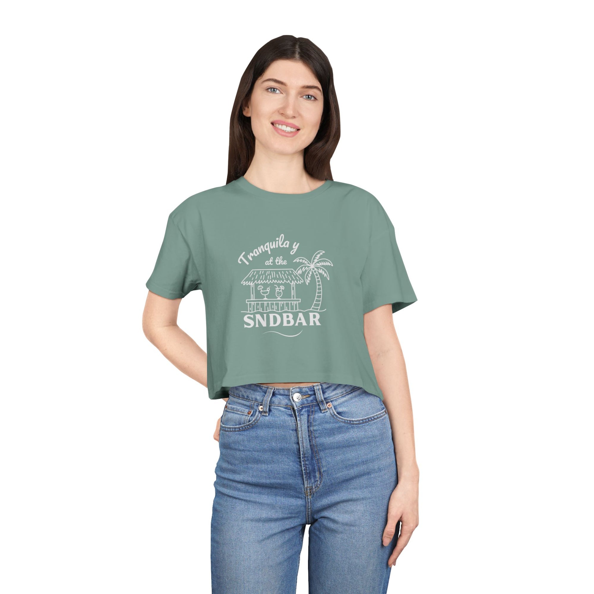 The Tranquila Crop Tee