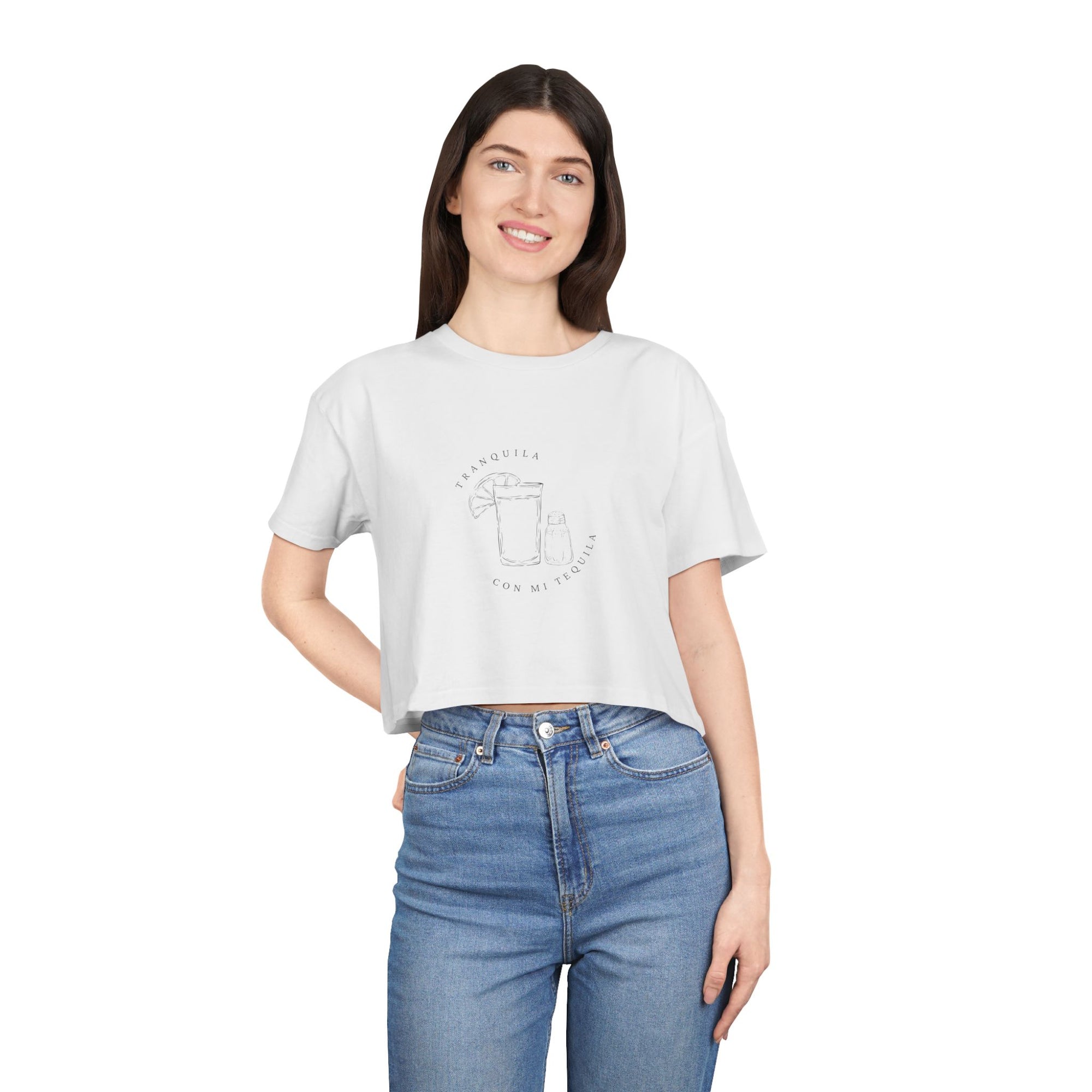 The Tequila Tranquila Crop Tee