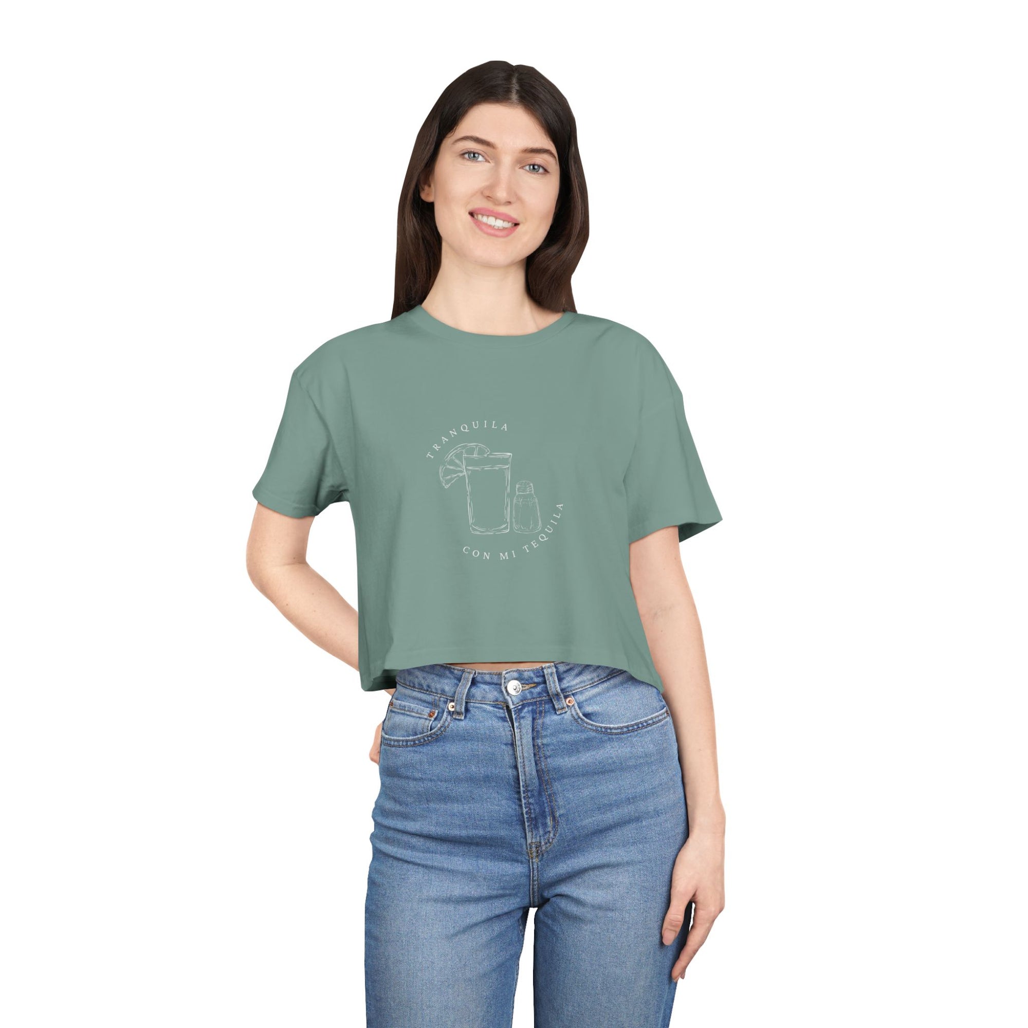 The Tequila Tranquila Crop Tee