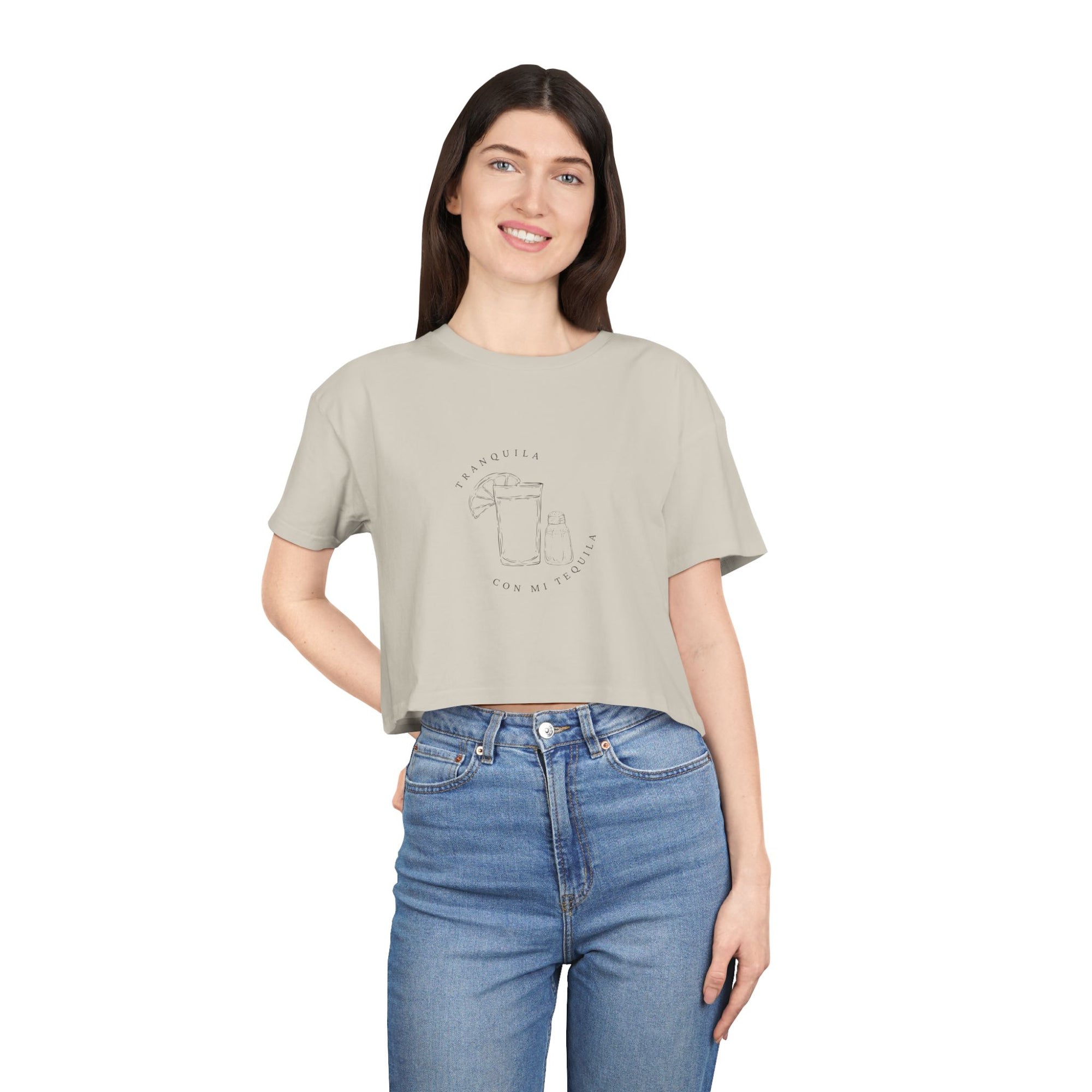 The Tequila Tranquila Crop Tee